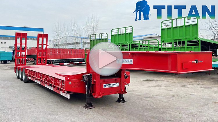 3 Axle Low Loader Semi Trailer | Tri Axle Low Loader for Sale in Kenya