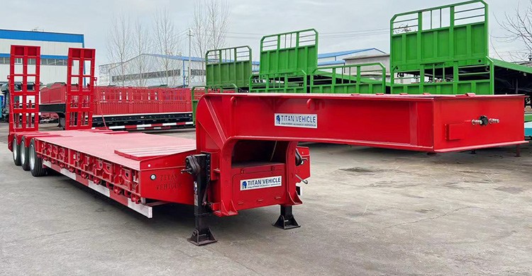 3 Axle Low Loader Semi Trailer | Tri Axle Low Loader for Sale in Kenya
