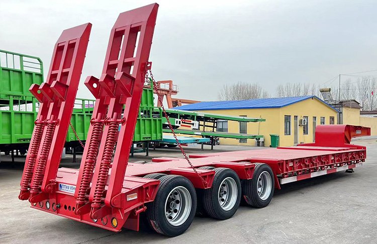 3 Axle Low Loader Semi Trailer | Tri Axle Low Loader for Sale in Kenya