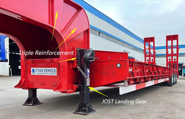 3 Axle Low Loader Semi Trailer | Tri Axle Low Loader for Sale in Kenya