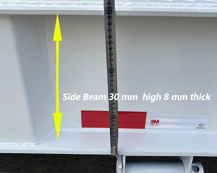 Hydraulic Lowbed Trailer with Folding Ladders | 3 Axle Lowbed for Sale in Nigeria