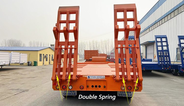 4 Axle Low bed Trailer | 40 Feet Semi Low Bed Trailer for Sale in Tanzania