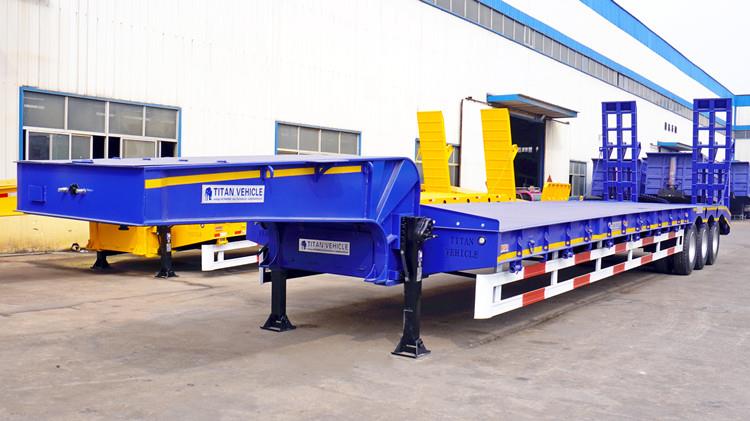 3 Axle Lowbed Trailer | 60 Ton Lowbed Truck for Sale