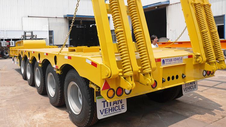5 Axle Lowbed Trailer with a Capacity of 100tons and 120tons