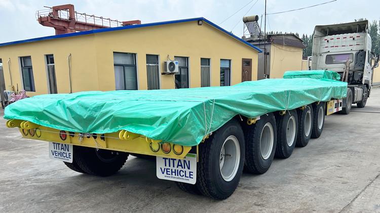5 Axle Lowbed Trailer with a Capacity of 100tons and 120tons