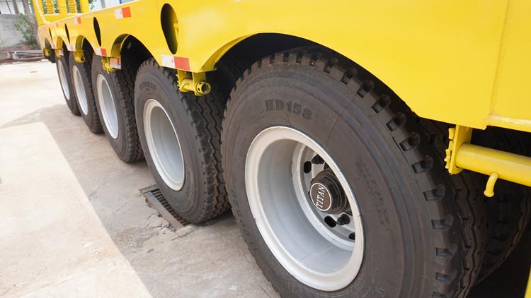 5 Axle Lowbed Trailer with a Capacity of 100tons and 120tons