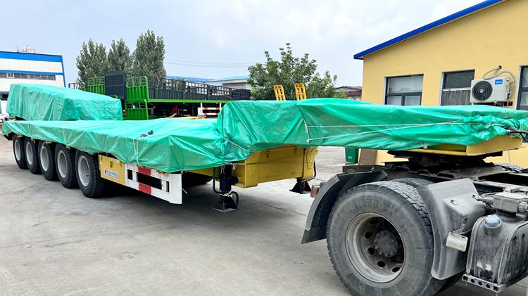 5 Axle Lowbed Trailer with a Capacity of 100tons and 120tons