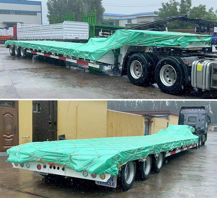 3 Axle Semi Low Loader Trailer for Sale in Indonesia