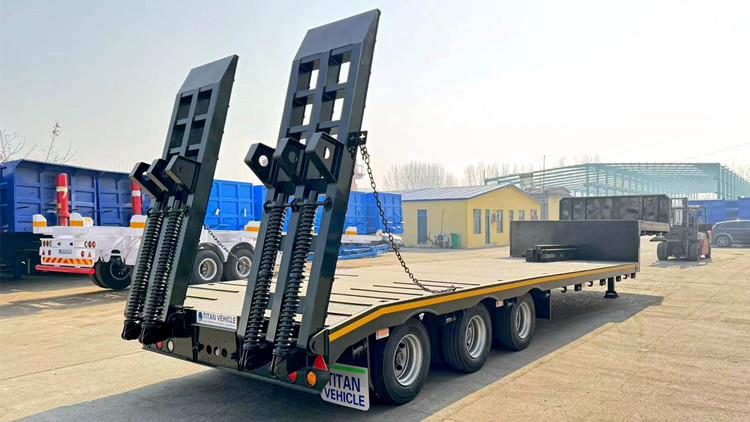 Tri Axle Drop Deck Trailer for Sale in Angola