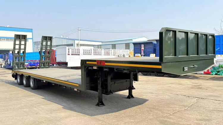 Tri Axle Drop Deck Trailer for Sale in Angola