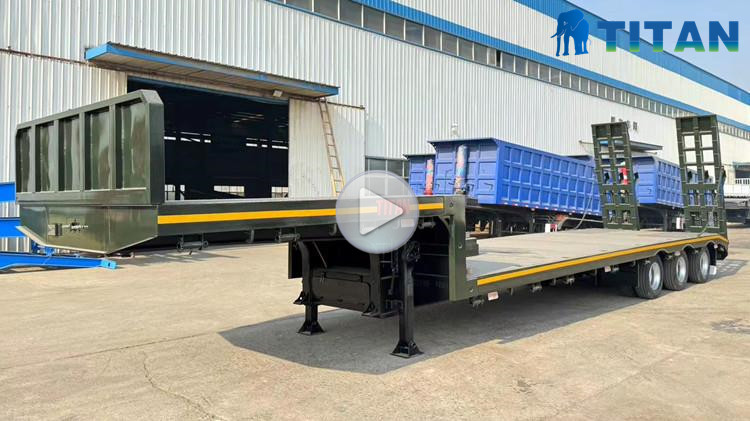 Tri Axle Drop Deck Trailer for Sale in Angola
