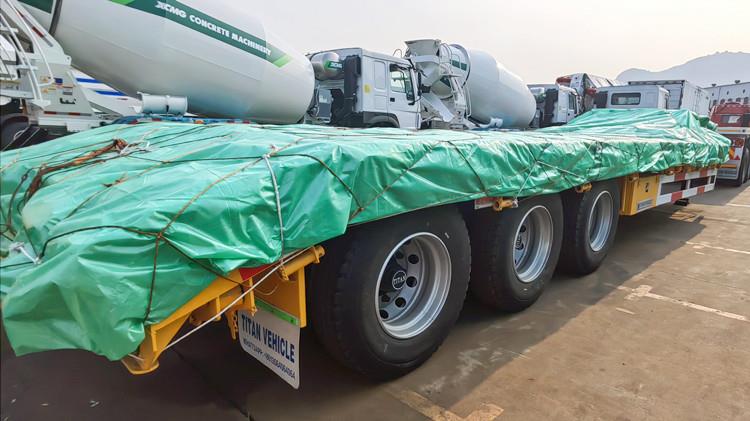 3 Axle 60 Ton Low Bed Semi Trailer for Sale in Zimbabwe