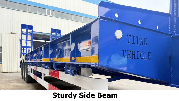 3 Axle 50 Ton Semi Low Bed Trailer Truck for Sale Price in Guyana