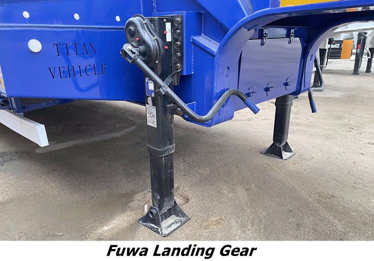 60 Ton Tri Axle Low Bed Trailer Truck for Sale in Ethiopia