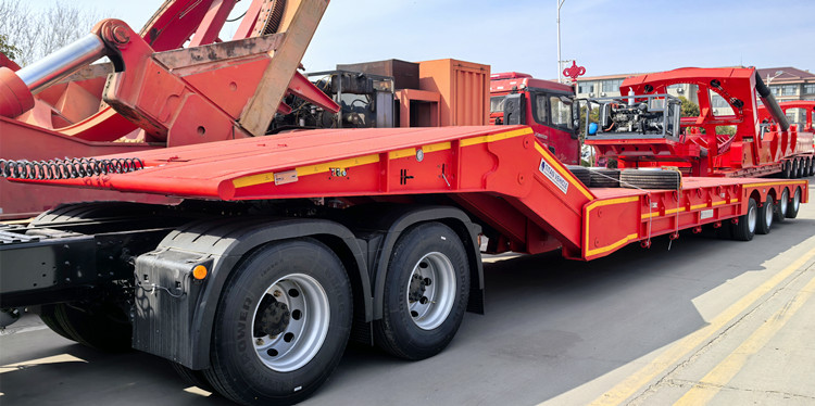 4 Axle Folding Gooseneck Lowboy Trailer for Sale in Nigeria