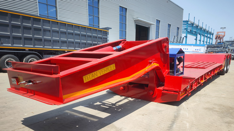 30 Ton 2 Axle Detach Lowboy Trailer for Sale in Dominican