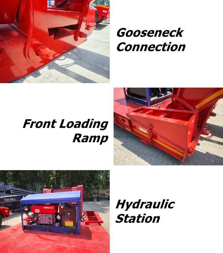 30 Ton 2 Axle Detach Lowboy Trailer for Sale in Dominican