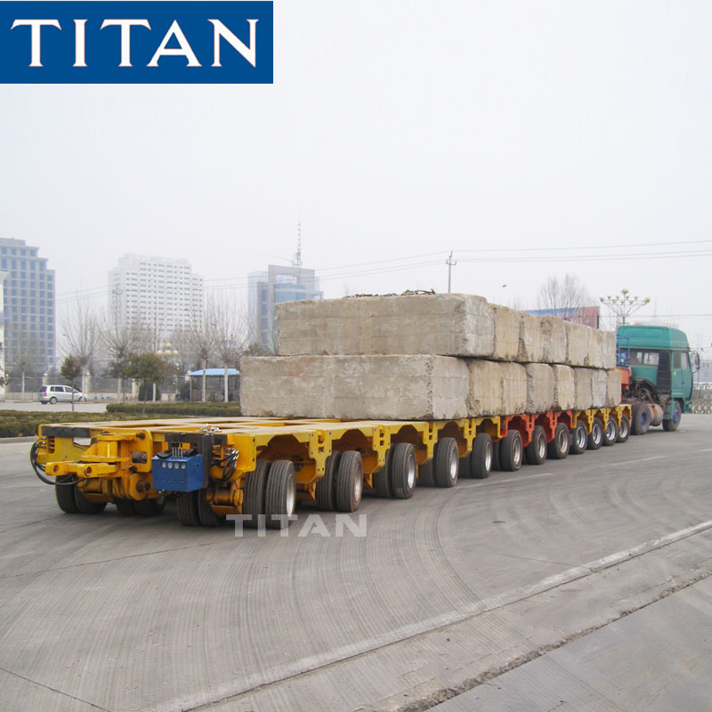 Modular Hydraulic Trailer for Sale in Ghana TITAN Vehicle