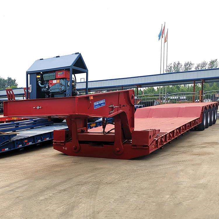 100ton Step Deck Gooseneck Trailer