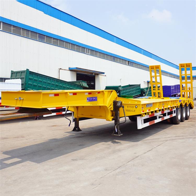 3 Axle Lowboy Tractor Trailer