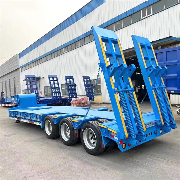 Low Bed Trailer for Excavator Transport