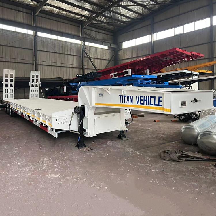 3 Axle Semi Low Loader Trailer