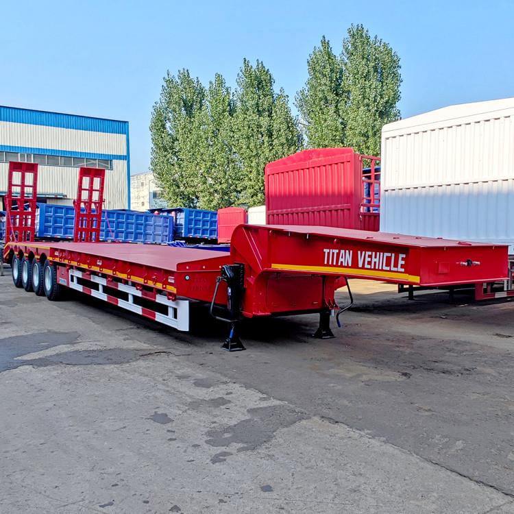 4 Axle 100 Ton Lowbed Trailer
