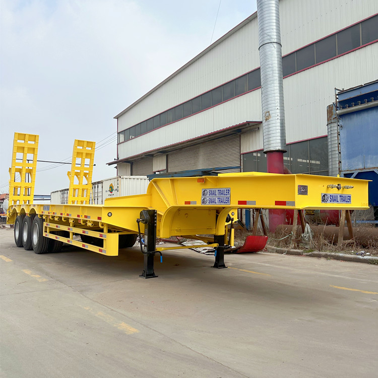 3 Axle 60 Ton Semi Lowbed Trailer