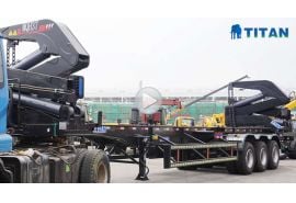 45 ton container loading trailer