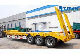 60 Ton Tri Axle Low Loader Trailer